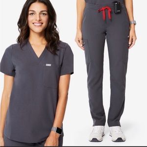 FIGS scrub set (Charcoal)